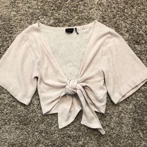 Urban outfitters knitted crop top